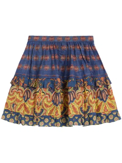 VALENTINO MEDAGLIONI VOYAGE IMAGINAIRE MINI SKIRT