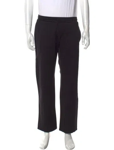 Pre-owned Valentino Graphic Print Sweatpants In Black