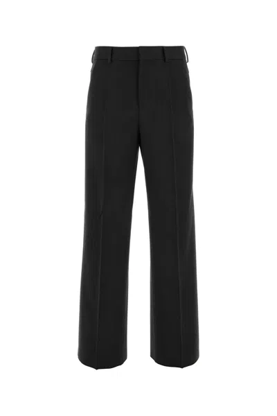 Valentino Graphite Wool Pant In Antracite