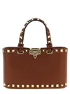 Valentino Gravani Rockstud Handbag In Brown
