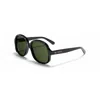Valentino Green Irregular Unisex Sunglasses Vls-177 A 59 In Black