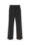 Valentino Drawstring-waist Cotton Track Pants In Black