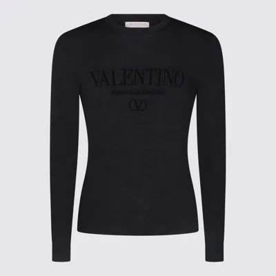Valentino Grey Wool Knitwear