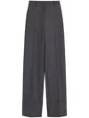 Valentino Cuffed Wool Trousers