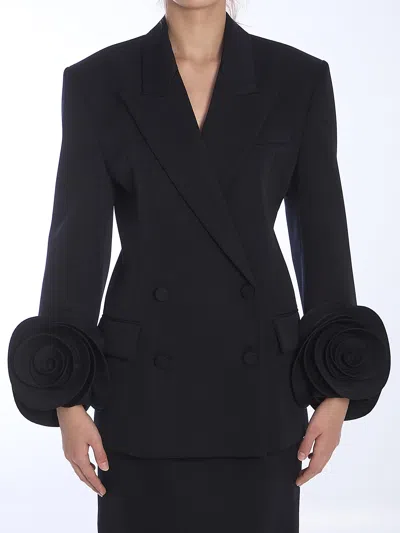 Valentino Grisaille Jacket In Black