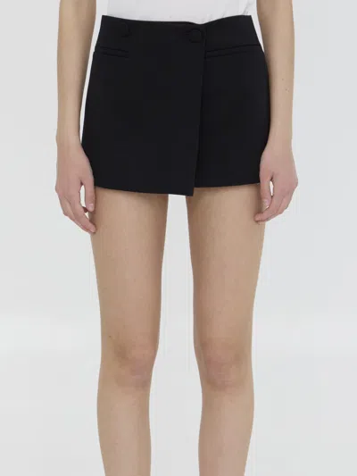 Valentino Grisaille Miniskirt In Black