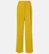 Valentino Grisaille Virgin Wool Straight Pants In Schwarz