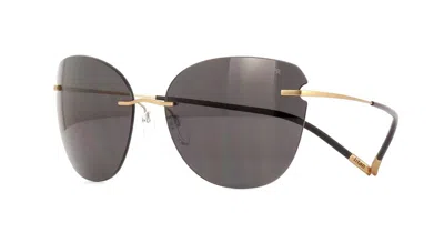 Pre-owned Valentino Gucci Gg1299s Havana With Stones/green (002) Sunglasses In Gray