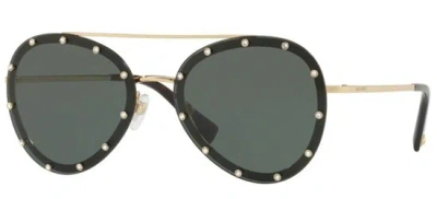 Pre-owned Valentino Garavani Gucci Gg1408s Black/grey Shaded (001) Sunglasses In Grey Green