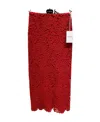 Valentino Maxirock In A-linie In Red