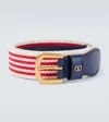 Valentino Striped Belt In Multicolor