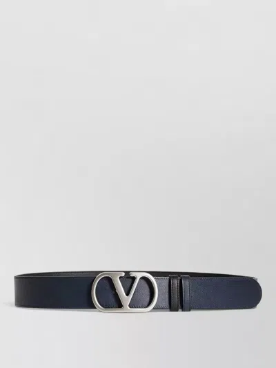 Valentino Garavani H 40 Reversible Belt Adjustable Length In Blue