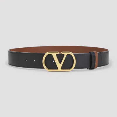 Valentino Garavani H 40 Reversible Belt In Black