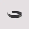 Valentino Garavani Leather Cap With Structured Silhouette In Black