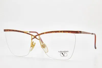 Valentino Garavani Half Frame Plain Mirror In Brown