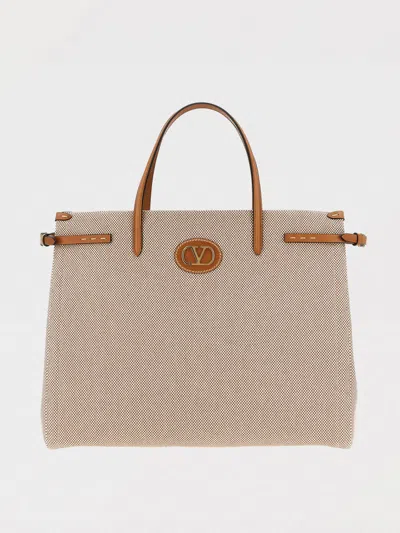 VALENTINO GARAVANI TOTE BAGS VALENTINO GARAVANI WOMAN COLOR BEIGE,G83864022
