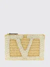 Valentino Garavani Vivasuperstar Crochet Clutch Bag In Multi