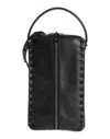 Valentino Black Leather Clutch Bag In Black