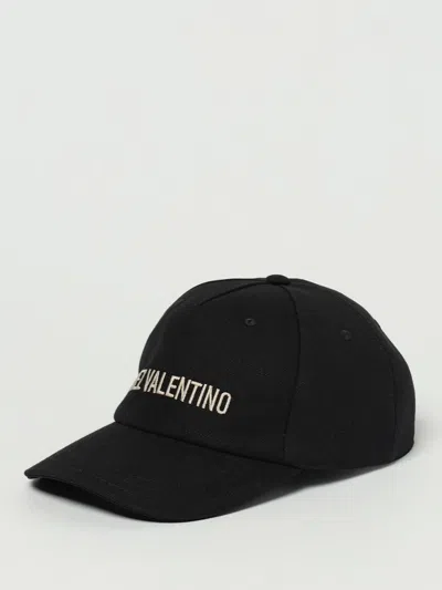 Valentino Garavani Chez Valentino Cotton Baseball Cap With Embroidery In Black