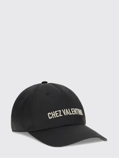 Valentino Garavani Chez Valentino Nylon Hat In Black