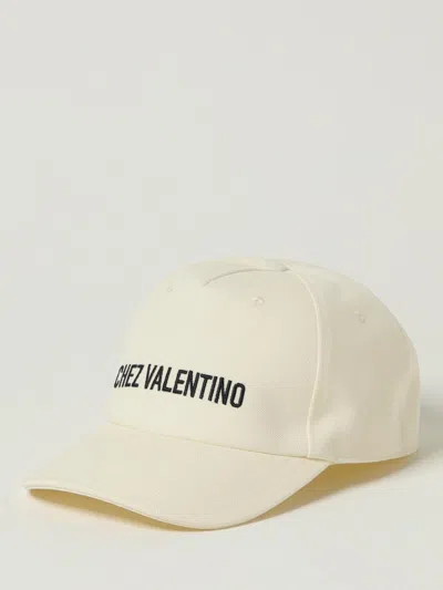 Valentino Garavani Cotton Baseball Cap In Neutral