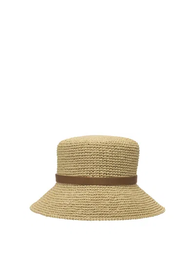 Valentino Garavani Hats Beige In Neutral