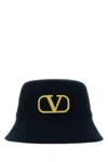 Valentino Garavani Women Printed Cashmere Beanie Hat In Blue