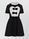 Valentino Mini Dress In Black