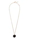 Valentino Royal Heart Metal And Enamel Chain Necklace In Gold