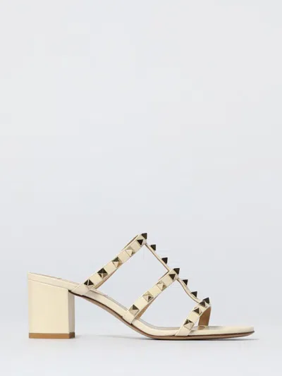 Valentino Heeled Sandal  Garavani Woman Color Ivory In Multi