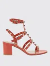Valentino Heeled Sandals  Garavani Woman Color Coral