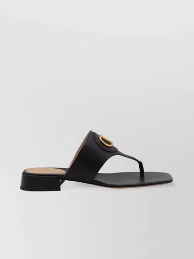 VALENTINO GARAVANI HEELED SANDALS SQUARE TOE