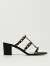 Valentino Saint Laurent White Leather Sl/61 Sneakers In Black
