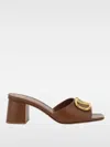 Valentino Vlogo Signature 60mm Patent Sandals In Leder