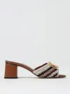 Valentino V Logo Sandal In Multicolor