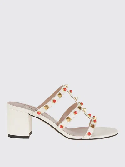 Valentino Garavani Mules Rockstud  In Pelle