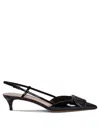 Valentino Vlogo 40 Patent Slingback Pump