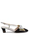 Valentino Bowow T. 45 Mid Heel Pumps