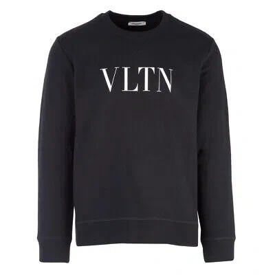 Pre-owned Valentino Herren Sweatshirts Qv3mf10g3tv 0no Jumper In Schwarz