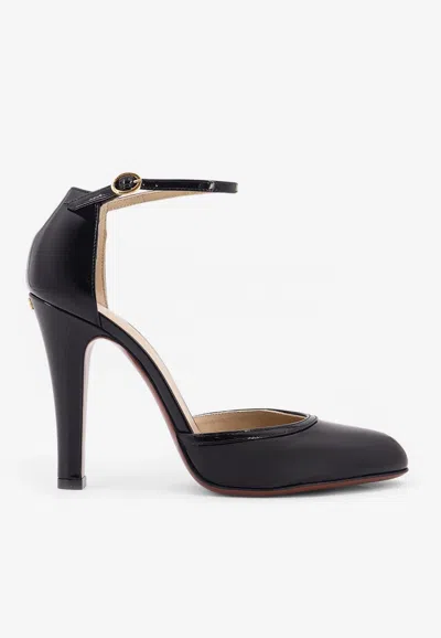 VALENTINO GARAVANI HI DOLLY 105 PATENT LEATHER PUMPS