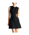 Valentino High-end Crepe Sleeveless Dress In Black