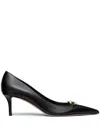Valentino 60mm Vlogo Patent Leather Pumps In Black