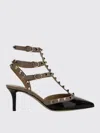 Valentino Studded Leather Stiletto Pumps In Black