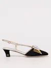 Valentino Bowow T. 45 Mid Heel Pumps In Black