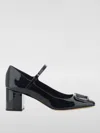 Valentino Vlogo Signature Patent Leather Mary Jane Pumps In Schwarz