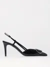 Valentino Vlogo Signature 80 Leather Slingback Pumps In Schwarz