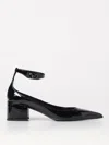 Valentino Vlogo Lockette Leather Ankle Strap Pumps In Schwarz