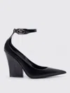 Valentino Vlogo Lockette 105 Patent Leather Wedges In Schwarz