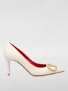 Valentino Vlogo Signature 80 Leather Pump In Ivory