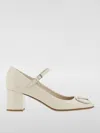 Valentino Mary Jane Pumps In Ivory